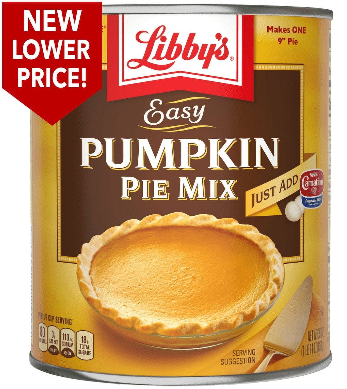 Libby's Easy Whole Pumpkin Pie Mix All Natural No Preservatives