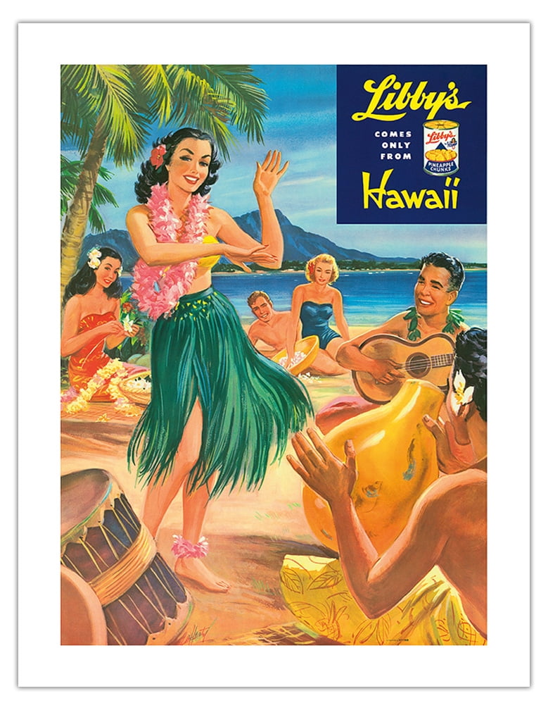 Libby's Hawaii - Hawaiian Hula Dancer at Luau Beach Party