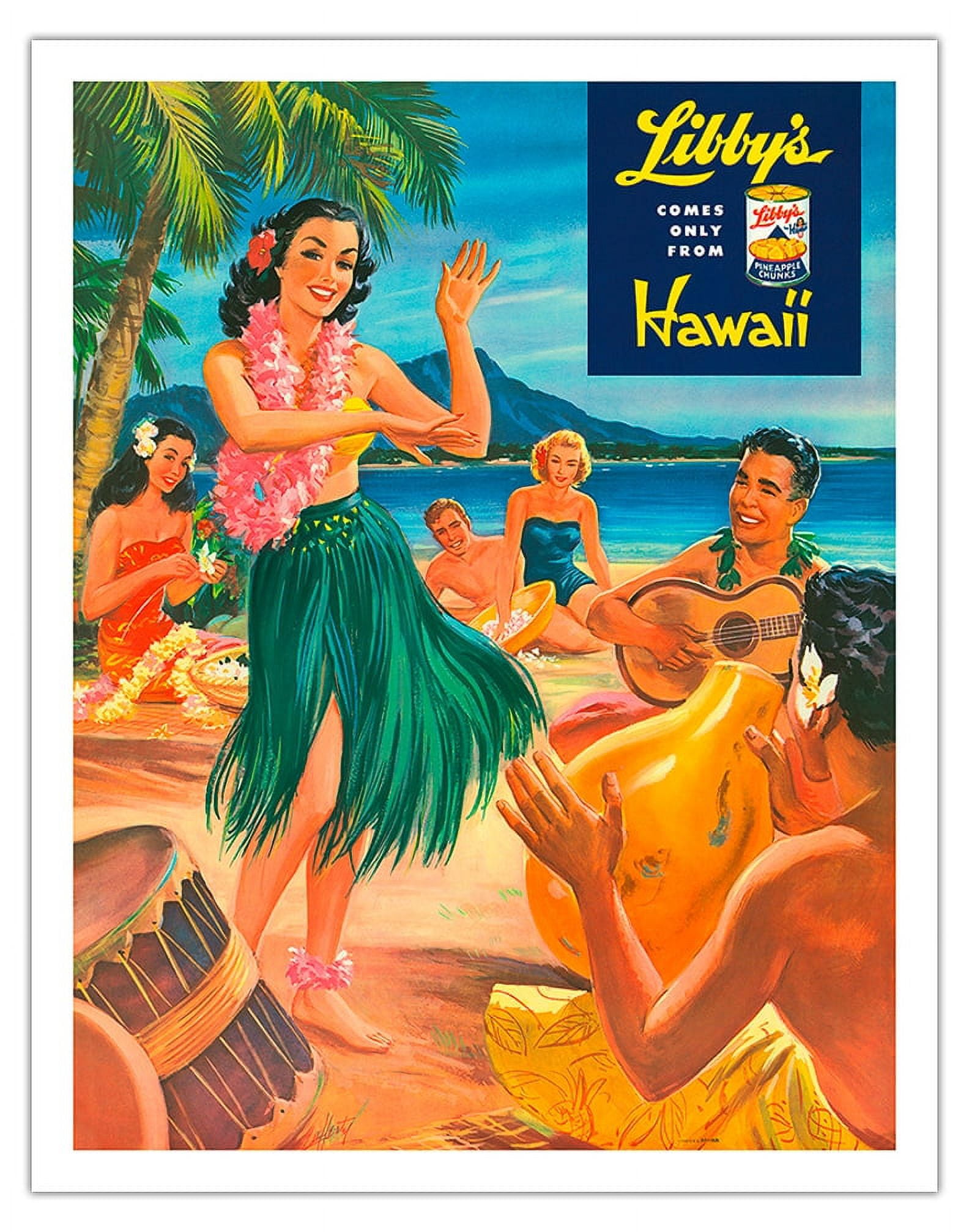 Libby's Hawaii - Hawaiian Hula Dancer at Luau Beach Party