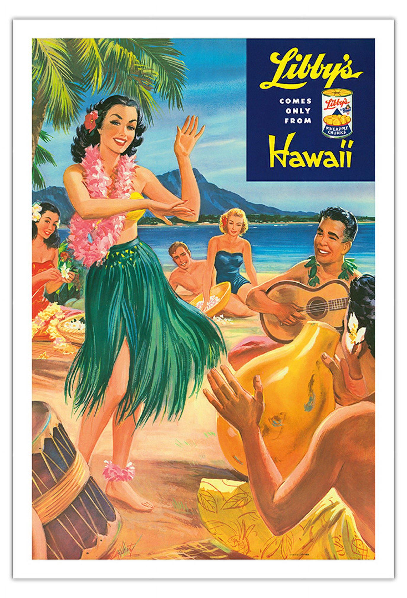 Libby's Hawaii - Hawaiian Hula Dancer at Luau Beach Party