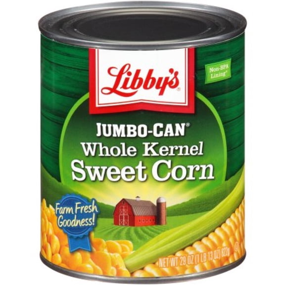 Libby's Jumbo Whole Kernel Sweet Corn (Pack of 4)
