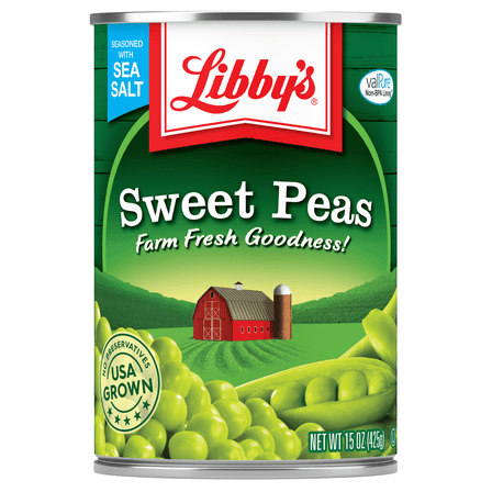 Libby's Kosher Sweet Green Peas, 15 Oz
