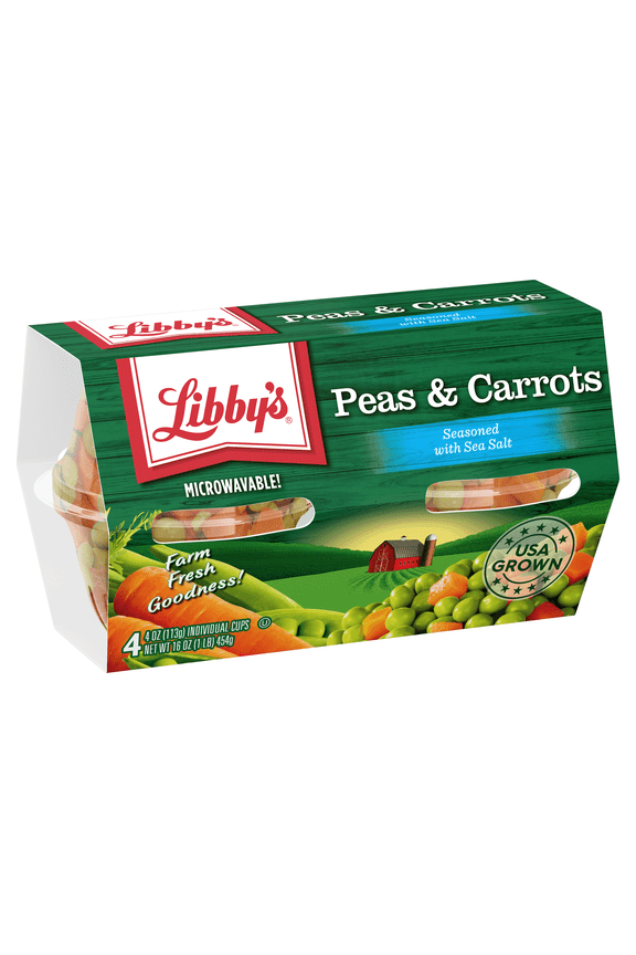 ® Peas & Carrots 4-4 oz. Cups