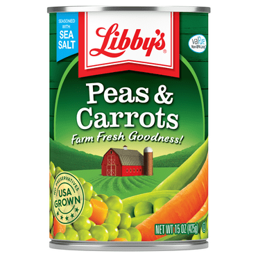 Libby's Peas & Diced Carrots, 15 oz can