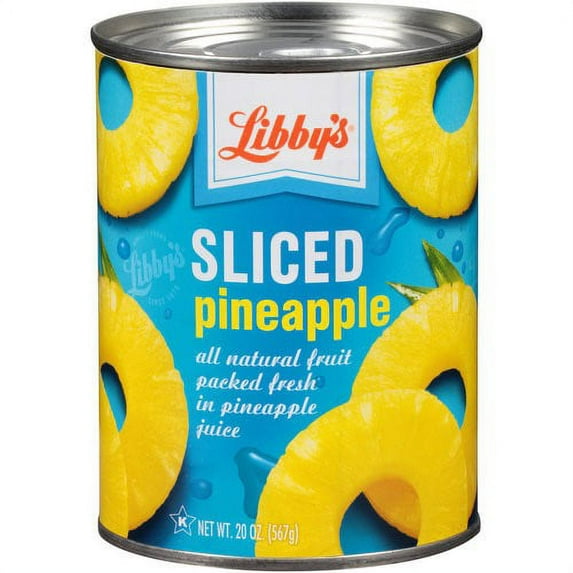 Libby's Sliced Pineapple, in Juice, 20 oz