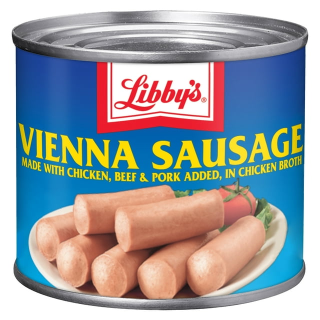 Libby’s Vienna Sausage in Chicken Broth, Canned Sausage, 4.6 Oz