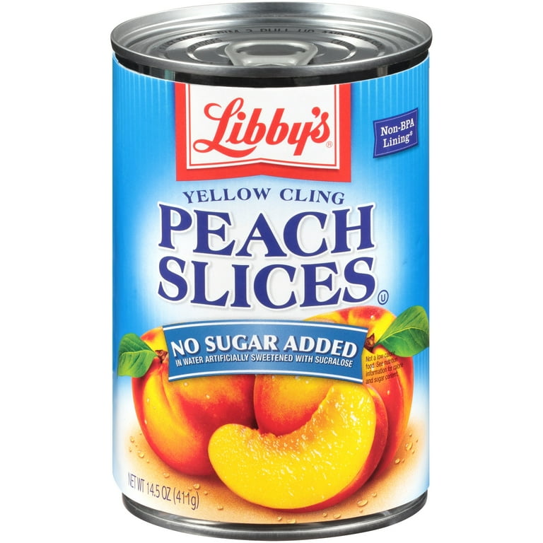 Libby's, Yellow Cling Peach Slices 14.5 oz. - Walmart.com