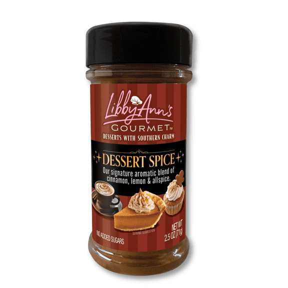 LibbyAnns Dessert Baking Spice Blend, Cinnamon, Allspice & Lemon, 5.5 oz