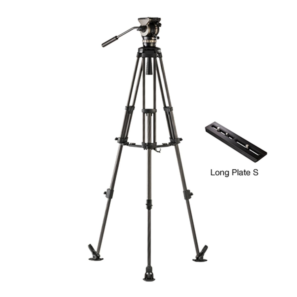 Libec NX-300MC 3-Section Carbon Fiber Tripod with NH30 Head and Mid-Level Spreader