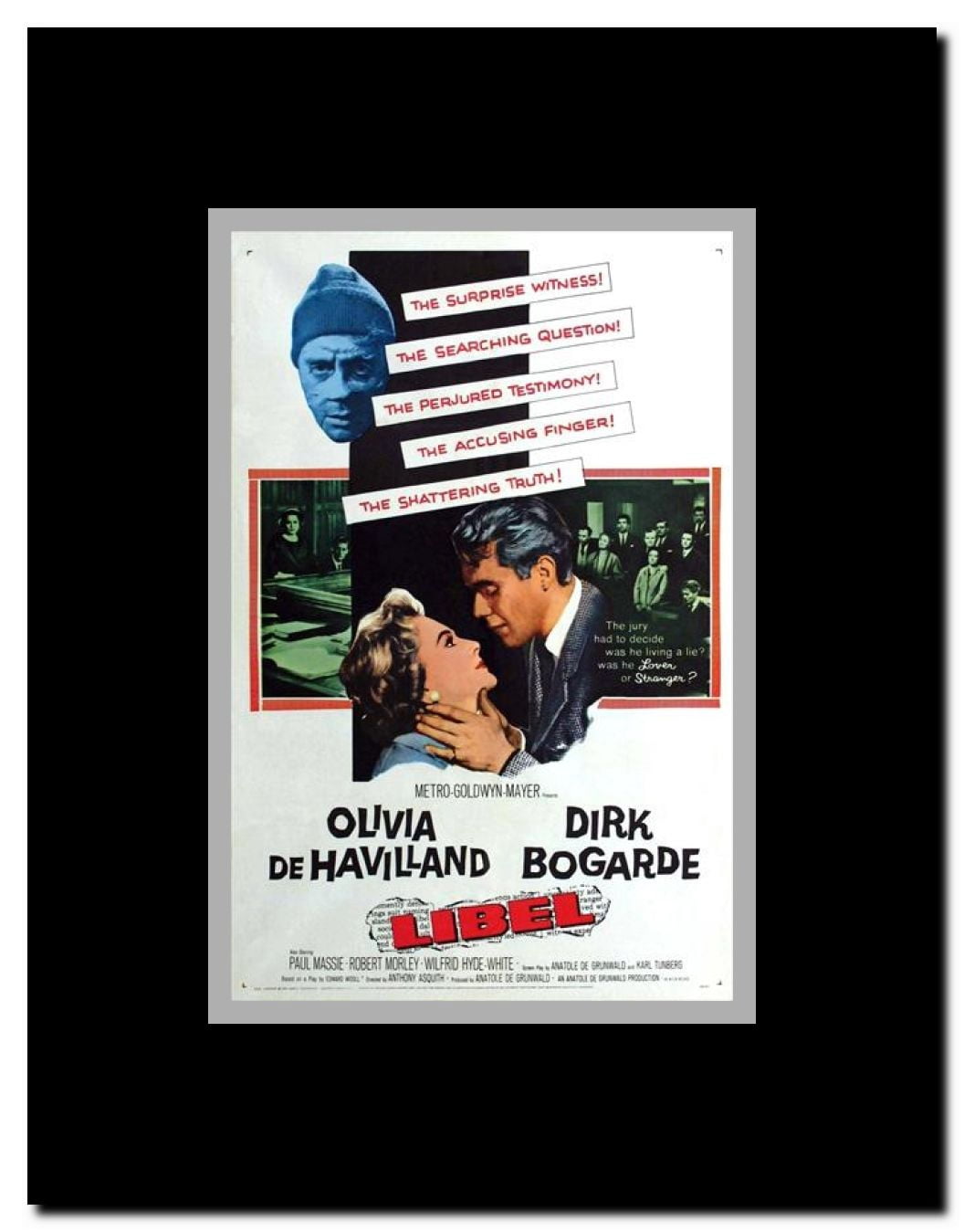 Libel Framed Movie Poster