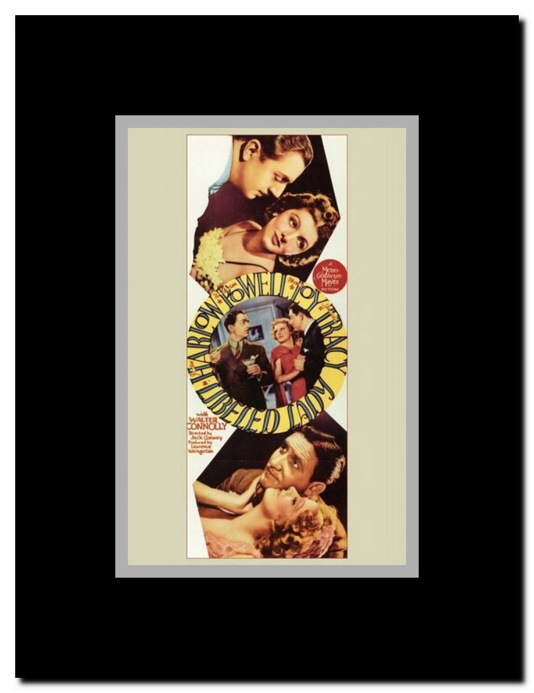 Libeled Lady Framed Movie Poster