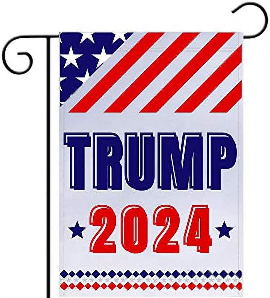 LiberTee Trump for President 2024 Outdoor Garden Flag Trump 24 Save