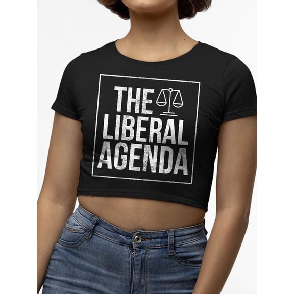 Liberal Agenda Equality Tee Crop Tee Women's