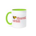 thumbnail image 1 of Liberal Chick, 11oz Two-Tone Green Mug, 1 of 7