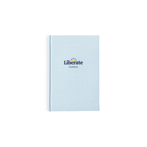 Liberate Mental Fitness Journal Guided Gratitude Journal for Self-Care & Reflection w/Prompts - Undated 6-Month Daily Journal