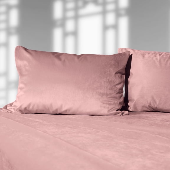 Liberator Liquid Velvet Sheet and Pillowcases - Queen, Cyan