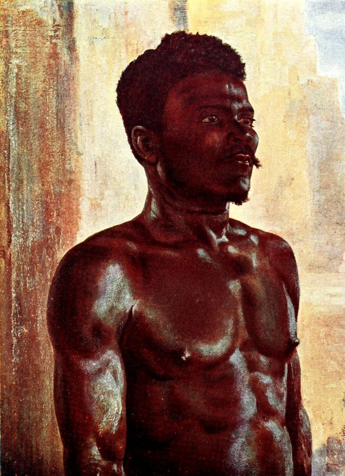 Liberia 1906 Basa man Canvas Art - Sir Harry Johnston (18 x 24)