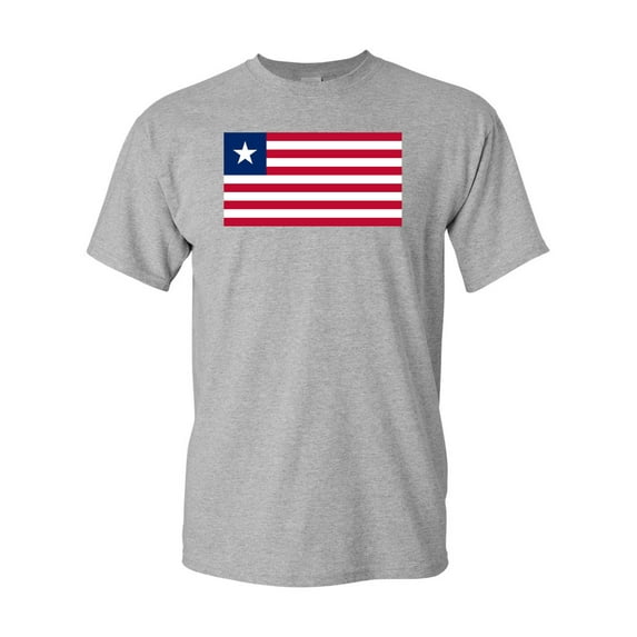 Liberia Country Flag Adult DT T-Shirt Tee