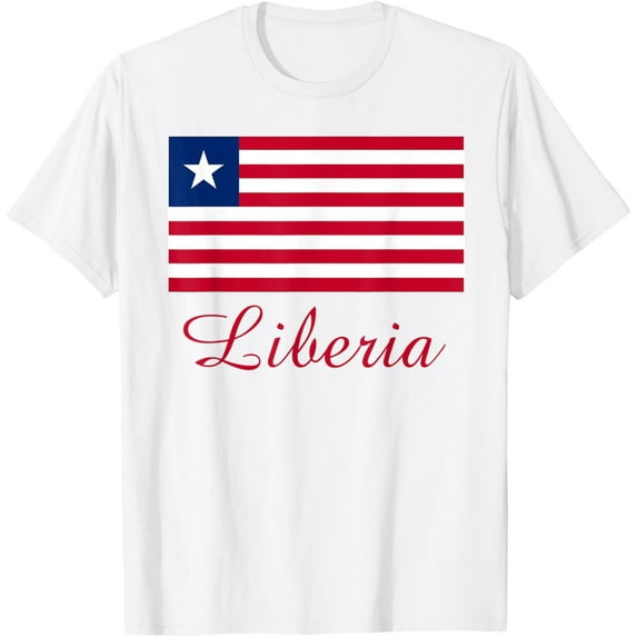Liberia Liberian Flag Souvenir T-Shirt