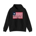 thumbnail image 1 of Liberia Liberian Pride Flag Hoodie, Gifts, Hooded Sweatshirt, 1 of 4