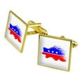 thumbnail image 1 of Libertarian Party Porcupine Square Cufflink Set - Silver or Gold, 1 of 5