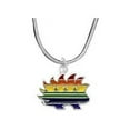 thumbnail image 1 of Libertarian Rainbow Porcupine Necklace, 1 of 3