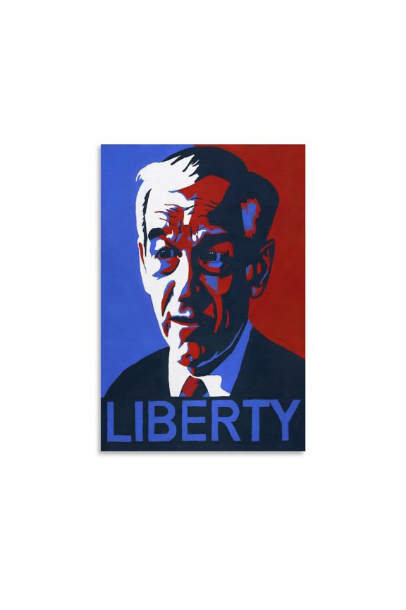 Libertarian Theorists Ron Paul Poster Posters Art Print Wall Photo Paint Poster Hanging Picture Family Bedroom Decor Gift 12x18inch(30x45cm)