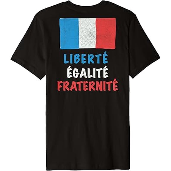 Liberte Egalite Fraternite Bastille Day T-Shirt