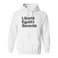 thumbnail image 1 of Liberte Egalite Sororite Adult Hooded Sweatshirt, 1 of 3
