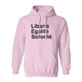 thumbnail image 1 of Liberte Egalite Sororite Adult Hooded Sweatshirt, 1 of 3