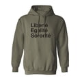 thumbnail image 1 of Liberte Egalite Sororite Adult Hooded Sweatshirt, 1 of 3