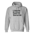 thumbnail image 1 of Liberte Egalite Sororite Adult Hooded Sweatshirt, 1 of 3