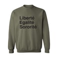 thumbnail image 1 of Liberte Egalite Sororite Crewneck Sweatshirt, 1 of 2
