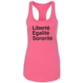 thumbnail image 1 of Liberte Egalite Sororite Racerback Tank, 1 of 2