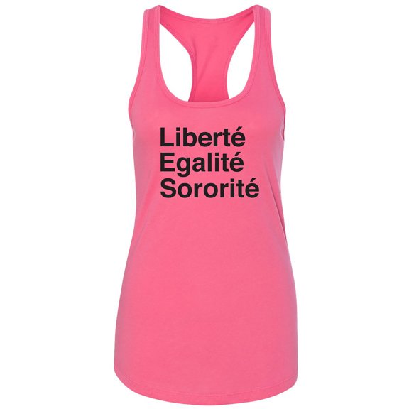 Liberte Egalite Sororite Racerback Tank