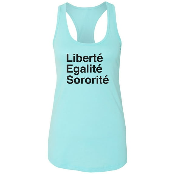 Liberte Egalite Sororite Racerback Tank