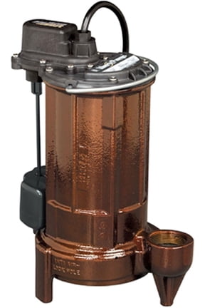 280 Series 1/2 HP Mid Range Head Submersible Sump Pump with Series Plug - 283