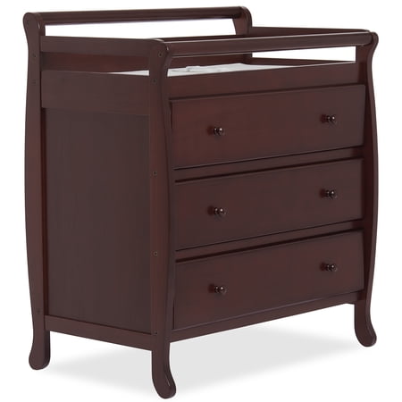 Liberty 3-Drawer Changing Table with Pad, Espresso
