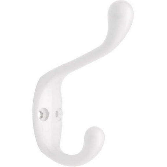 Liberty 3" Heavy Duty Coat and Hat Hook, Matte Nickel