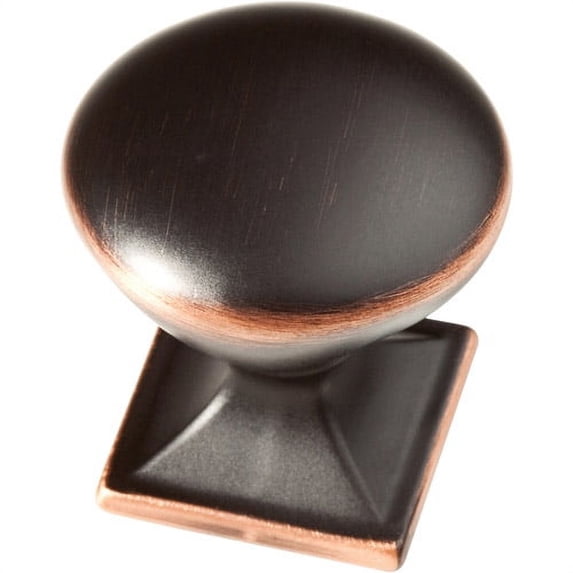 Liberty 32mm Round Knob with Square Base, Available in Multiple Colors