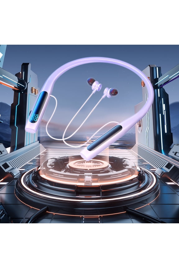 Liberty 4 Pro by Ruroz, Noise Cancelling Wireless Earbuds, 7-Sensor and Real-Time Adaptive Noise Cancelling, 2鑴?Faster Charging, Studio-Level Hi-Fi Music, Clear Calls with 6 Mics and AI - Purple