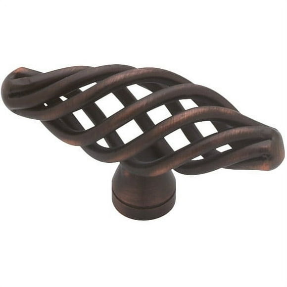 BRAINERD MFG CO/LIBERTY HDW Cabinet Knob, Oval Birdcage, Bronze & Copper PN0528-VBR-C