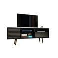 thumbnail image 1 of Liberty 70.86" Mid-Century Modern TV Stand with 4 Shelving Spaces and 1 Drawer with Solid Wood Legs, 1 of 6