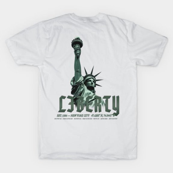 Liberty American Freedom Patriotic Graphic - Trending G7137 Unisex T-Shirt, Up to Size 5XL