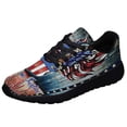 thumbnail image 1 of Liberty And JuStce For All eagle Shoes Sneakers Black Size 9, 1 of 7