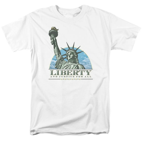- Liberty And Justice - Short Sleeve Shirt - XXXX-Large