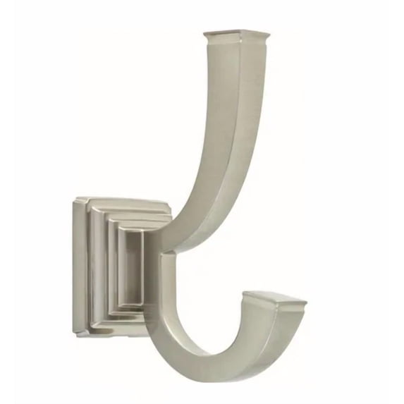 Liberty B38572-Sn Satin Nickel Elegant Square Double Coat, Hat, Robe Hook