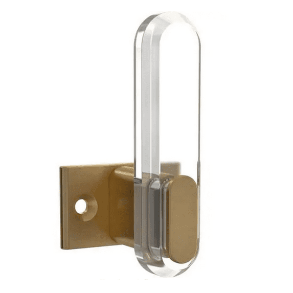 Liberty B43375-720 3" Champagne Bronze & Clear Pill Hook Coat, Hat, Robe Hook