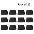 thumbnail image 1 of LIBERTY BAGS Waist Apron Aprons to Protect Your Clothing | 12 Pieces of Waist Aprons Made with 9 Oz./yd², 70/30 Polyester/cotton Heavy Twill - Black | Size - One Size(20"w X 10"h), 1 of 4