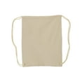 thumbnail image 1 of Liberty Bags Canvas Drawstring Backpack, 1 of 3